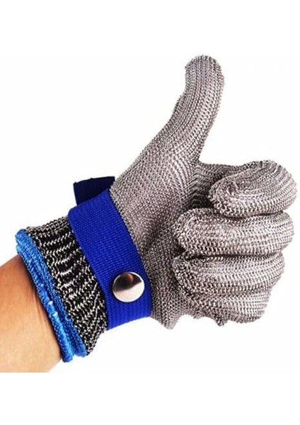 Kasap Eldiveni Kesilmez Çelik Eldiven Paslanmaz Metal Tel Hasır Örgü Kesim Güvenliği Xl Beden fırsatları