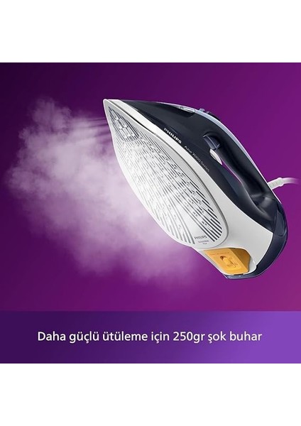 Philips Azur DST7030/20 Buharlı Ütü, 2800W, Steamglide Plus Taban, 50 G/dk Sürekli Buhar, 250 G, Şok Buhar fırsatları