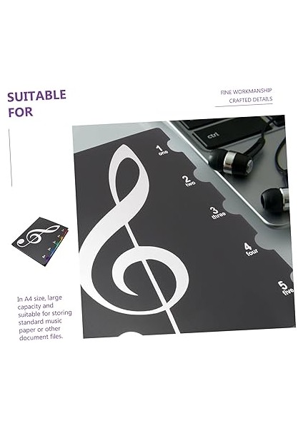 Müzik Dosyası Organizasyonu Için Boyutunda Dayanıklı Müzik Puan Klasörü Pratik ve Fonksiyonel Saklayıcı Öğrenciler ve Müzisyenler Için Uygun Dosya Depolama Çözümü fiyatları