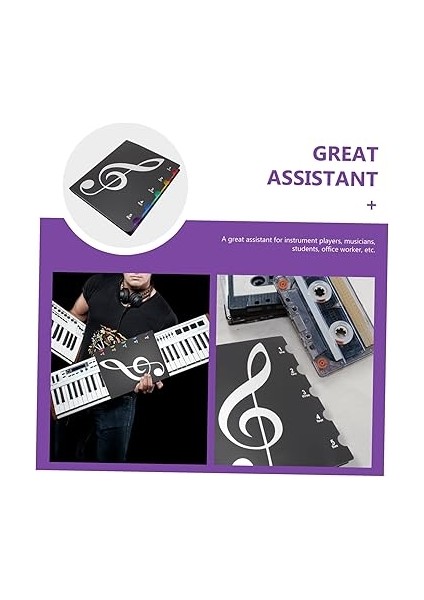Müzik Dosyası Organizasyonu Için Boyutunda Dayanıklı Müzik Puan Klasörü Pratik ve Fonksiyonel Saklayıcı Öğrenciler ve Müzisyenler Için Uygun Dosya Depolama Çözümü fırsatları