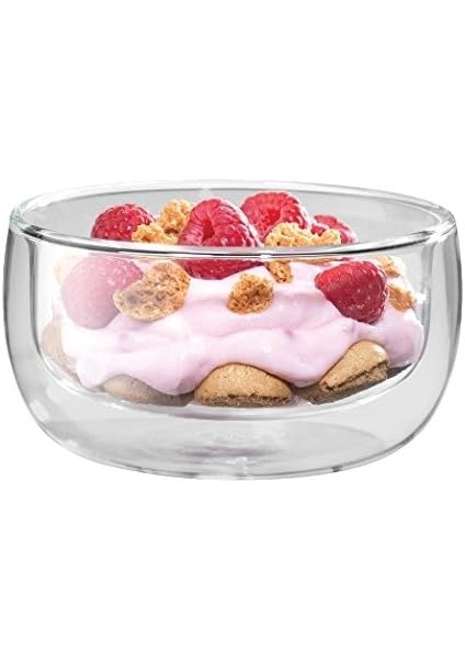 Sorrento Çift Camlı 2'li Kase Seti, Şeffaf, 280 ml modelleri