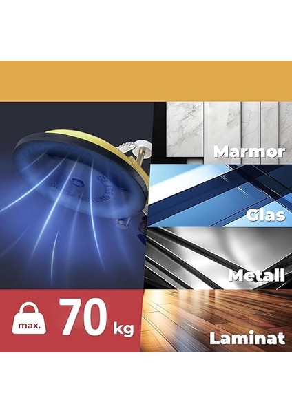 Vantuz Cam Vakumlu Fayans Ahşap Tutucu Taşıma Araba Kaporta Göcük Çektirme 2'li Plastik fırsatları