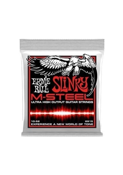Ball P02915 Sıska Üst Ağır Alt Slinky M-Çelik Elektro Gitar Telleri, Ölçü 10-52 fırsatları