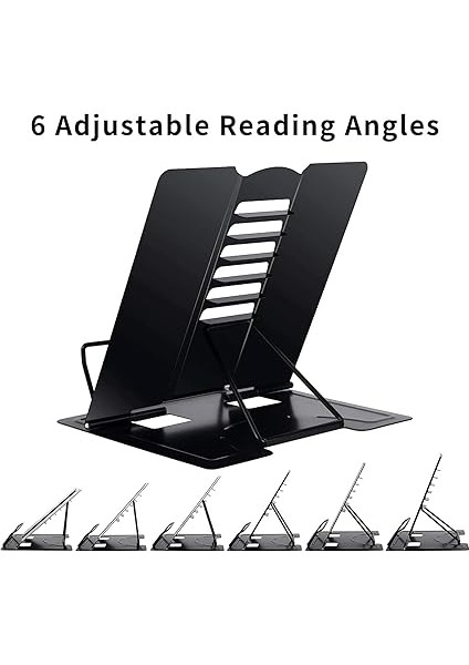 Kitap Okuma Standı 6 Kademe Ayarlanabilir Kitap Tutucu Ofis Çalışma Ders modelleri