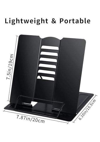 Kitap Okuma Standı 6 Kademe Ayarlanabilir Kitap Tutucu Ofis Çalışma Ders indirimleri