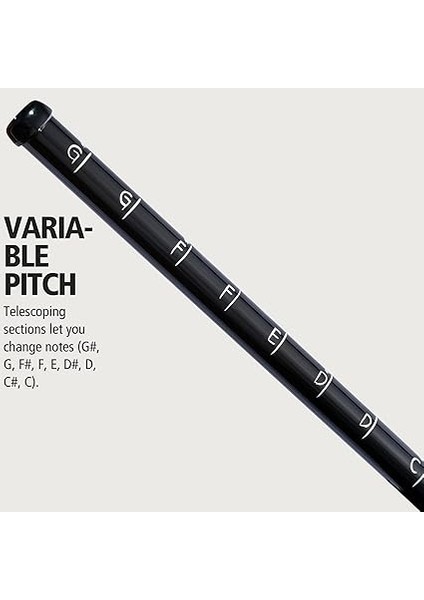 Perküsyon Sentetik Trombon Didgeridoo - Pitch Ayarlanabilir Rüzgar Enstrümanı - Tuning G, F, E, D, C - Fiberglas, Çok Renkli (Tsddg1-Bk) fiyatları
