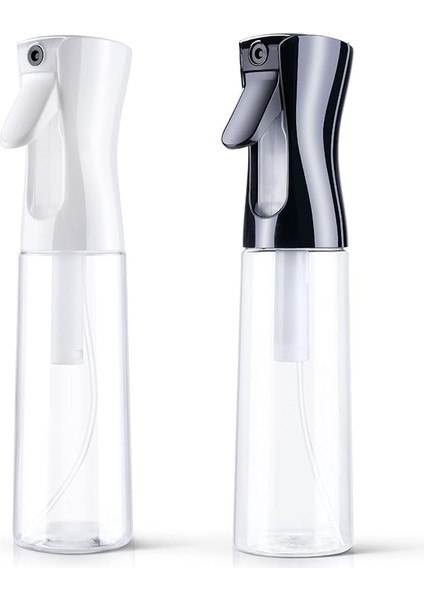 Saç Püskürtme Şişesi, 2 Paket Su Püskürtücü, Kuaför Püskürtme Şişesi, Saç Için Sprey Şişesi, Kuaför Saç Için Sprey Şişesi, Kuaför Saç Aleti (300 Ml, Şeffaf)