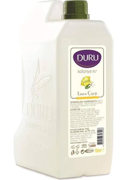 Limon Kolonya, Bidon, 1 Lt