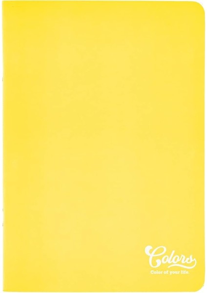 Colors A4 80 Yaprak Çizgili Defter, Sarı