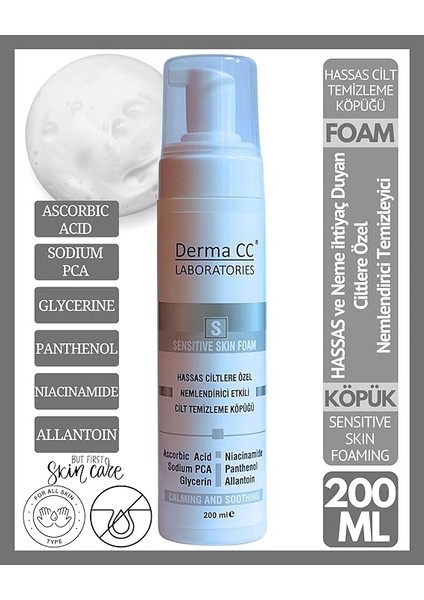 cc Laboratorıes Hassas Ciltlere Özel Yüz Temizleme Köpüğü, 200 Mililitre modelleri