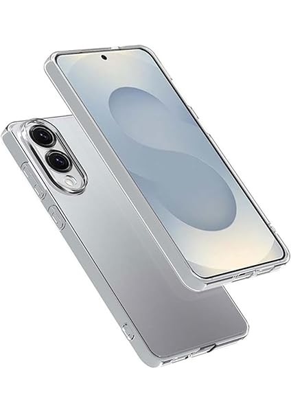 Galaxy S25 Edge Uyumlu Kılıf Şeffaf Esnek Lüks Süper Silikon Kapak Clear indirimleri