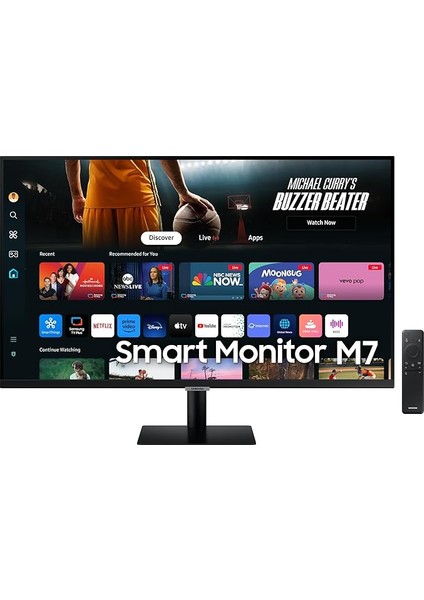 M7 LS32DM702UUXUF, 32" Inç, Uhd, 3840 x 2160, 4k, 4ms 60Hz, HDR10, Akıllı Monitör