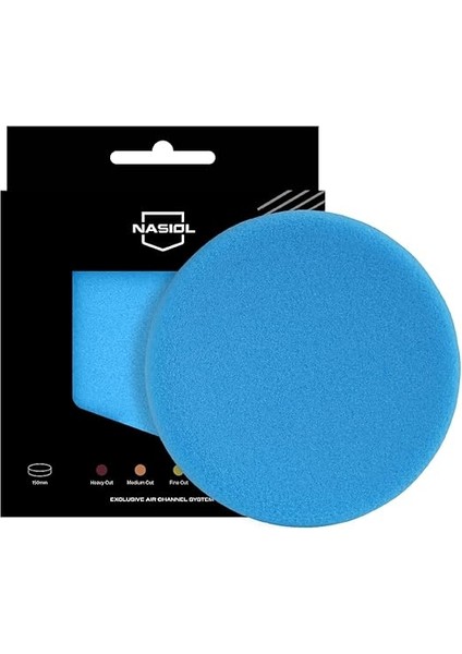 Özel Hava Kanallı Polisaj Pedi MAVI-150 Mm-En Yumuşak Polisaj Pasta Cila Süngeri, Detailing, Oto Uygulama Süngeri, Aplikatör Süngeri, Zımpara ve Parlatma Polisaj Yastığı