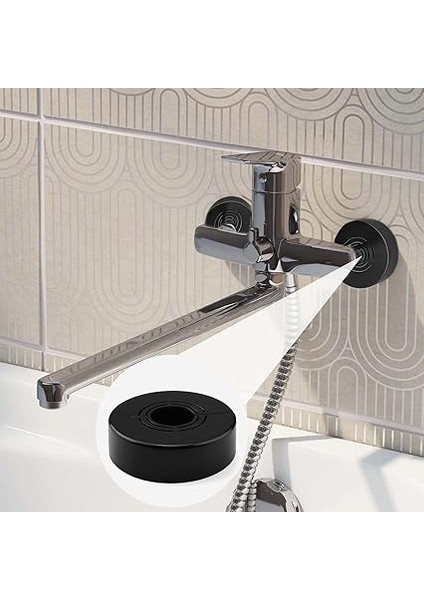 6 Adet Duş Bataryası Rozeti Kapağı Boru Musluk Kapağı Isıtıcı Musluk Rozet Paslanmaz Çelik Valf Delik Musluk Musluk Su Boruları Için Musluk Muslukları (Siyah) indirimleri