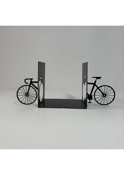 Dizayn Metal Bisiklet Figürlü Kitap Desteği Kitap Tutucu Ev ve Ofis Dekoratif Aksesuar 2 Li Set fiyatları