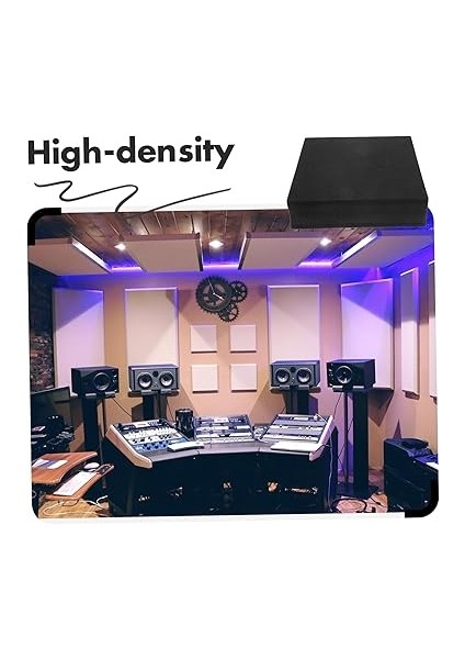 Ses Emici Levha Gürültü Azaltıcı Köpük Ped Subwoofer Standı Stüdyo Akustik Panel Hoparlör Için Ses Geçirmez Dolgu fırsatları