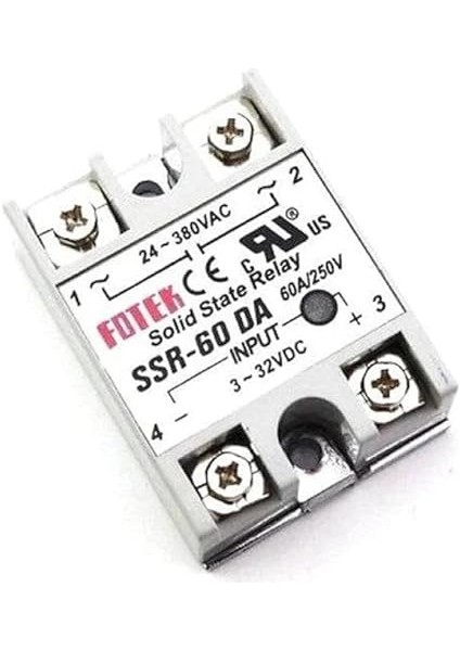 Robotik SSR-60DA Ssr Solid State Röle 60A (Katı Hal Rölesi) fiyatları
