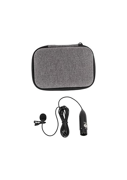 Çok Yönlü Yaka Yaka Mikrofonu, 48V Güç, 3 Pin Xlr Mono, Gürültü Azaltma, Kayıt ve Röportaj Için Klipsli fiyatları