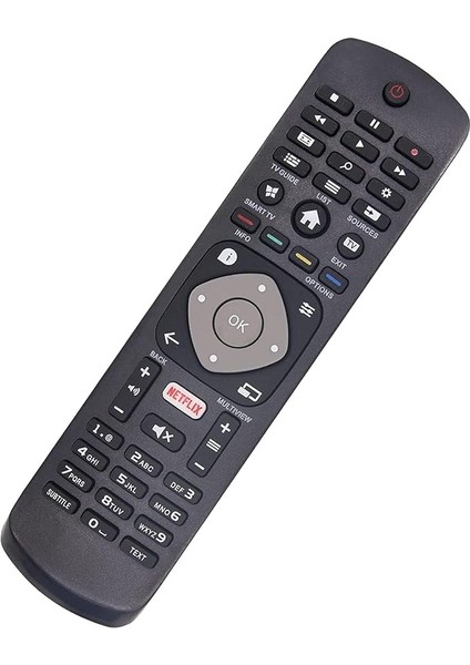 Philips Evrensel LCD LED 3D Hd Akıllı Tv Için Philips Tv Yedek Uzaktan Kumandası, Netflix ile - Kurulum Gerekmez
