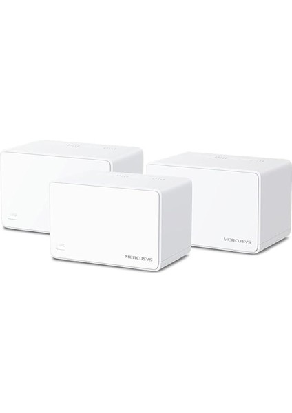 Halo H80X 3-Pack, AX3000MBPS, Dual-Band, Gigabit Portları, 150'YE Kadar Cihaz Bağlanabilir, 650 M²'ye Kadar Kapsama, Akıllı Bağlantı, Mobil Uygulama ile Kolay Kurulum, Wi-Fi 6 Mesh Sistemi