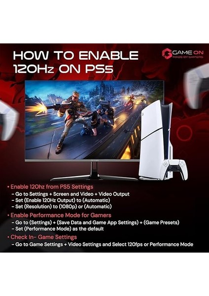 Call Of Duty 27" Fhd 180Hz, 0,5ms, Pivot, Fast Ips, Hdr Ready, HDMI 2.1, Ps5 Uyumlu Siyah Oyuncu Monitörü modelleri