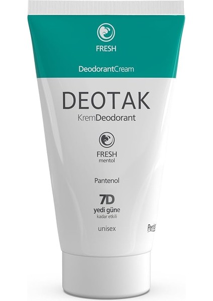 Mentol Ferahlığı 7 Güne Kadar Etkili Krem Deodorant 35 ml
