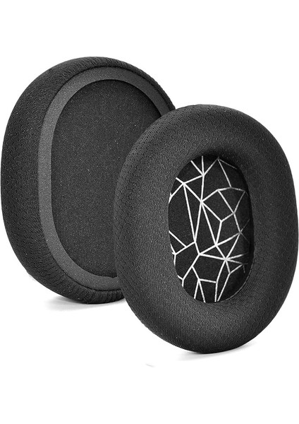 Steelseries Arctis 1 3 5 7 9 9x Pro Uyumlu Kulaklık Süngeri Pedi Kulaklık Yastığı Ped (Siyah-Beyaz)