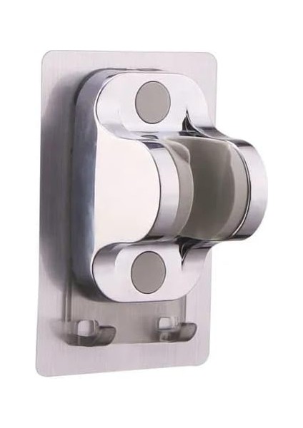 Home Yapışkanlı Krom Duş Askısı,banyo ve Duşa Kabin Için Yapışkanlı Mafsal,duş Başlığı Tutucu
