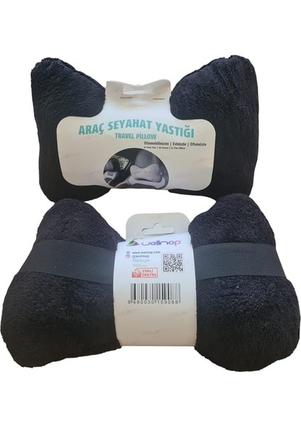 Boyun Yastık 2'li Siyah