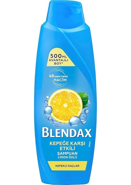 Kepeğe Karşı Etkili Limon Özlü Şampuan, 500 ml