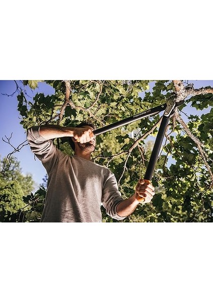 Örslü Budama Makası, Kuru ve Sert Ağaçlar Için, Powergear Iı Raf Sistemi, Kesme Çapı: 5 Cm, Yapışmaz Sertleştirilmiş Çelik Bıçaklar, Uzunluk: 69 Cm, Siyah/turuncu, L77, 1000583 modelleri