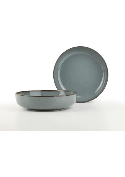 Porselen Moderna 2 Li 20 cm Kase Mavi