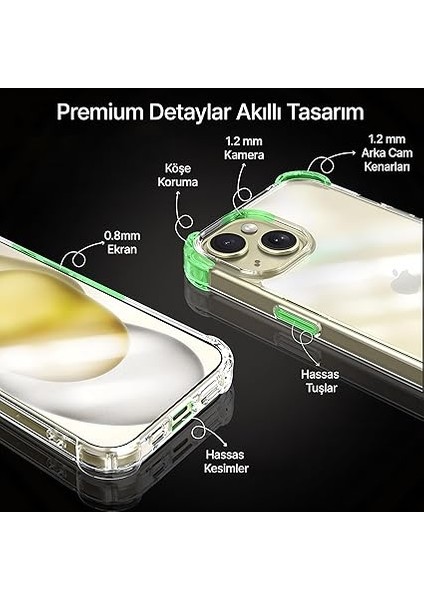 iPhone 13-14 Için Magshield Serisi Magsafe ile Uyumlu Köşe Korumalı Şeffaf Hybrid Kılıf Ultra Güçlü Manyetik Çember ve Kristal Berraklığında Materyal Premium Kalite Kılıf (13-14) fırsatları