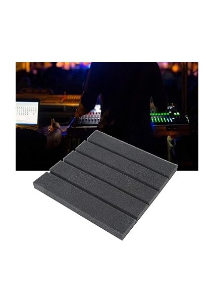 Adet 25X25X2 cm Ses Yalıtımı Köpük Akustik Paneller Piyano Odası Kayıt Stüdyosu Ses Emici Sünger indirimleri