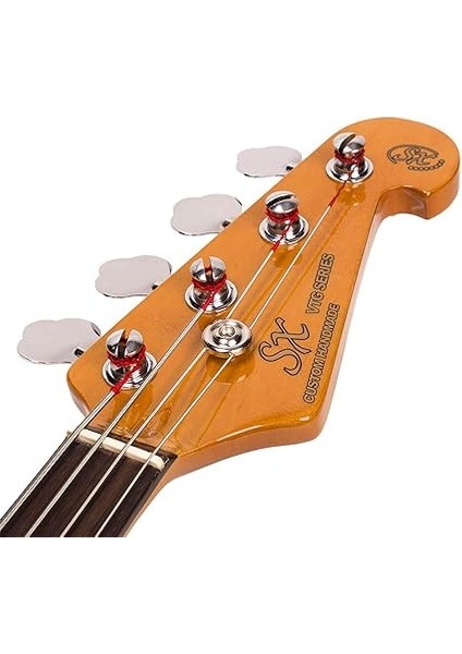 SJB62C+/3TS Tortoise Shell Pickguard Bas Gitar, 3-Tone Sunburst indirimleri