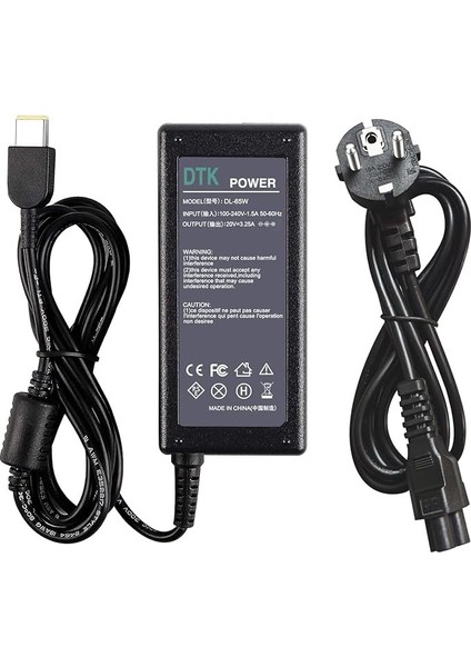 Lenovo Güç Kaynağı Için Şarj Cihazı 65W 20V 3,25A Dizüstü Bilgisayar Şarj Kablosu Lenovo Thinkpad T440 T440S X270 G70 G710 Ideapad Flex 2 3 Yoga 11 11S ADLX65NLC3A Için Ac Adaptör 11MM*5,0MM