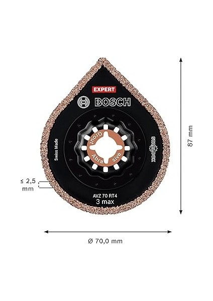 Professional 1x Expert 3 Max Avz 70 Rt4 Derzleme Tabanları (Harç, Harç, Ø 70 Mm, Aksesuar Çok Fonksiyonlu Makine) modelleri