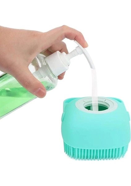 Banyo Lifi, Şampuan Hazneli Banyo Lifi, Peeling Etkili Duş Fırçası