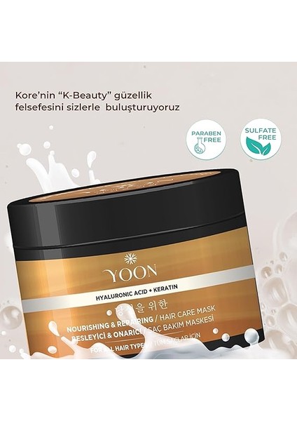 Keratin &amp; Hyalüronik Asit Içeren Saç Maskesi, Hasarlı Aşırı Yıpranmış Saçları 360° Yoğun Onarıcı ve Besleyici Saç Bakım Maskesi 250ML fiyatları
