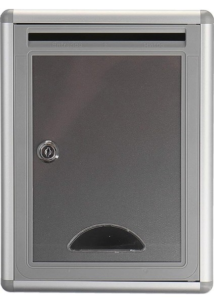 Alüminyum Posta Kutusu, Dış Mekan, Kilitlenebilir Posta Kutusu, Duvara Monte