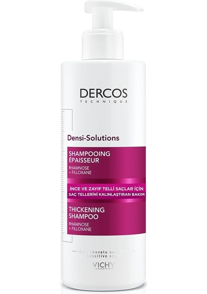 Dercos Densi-Solution Ince ve Zayıf Saçlar Için Şampuan 400 ml