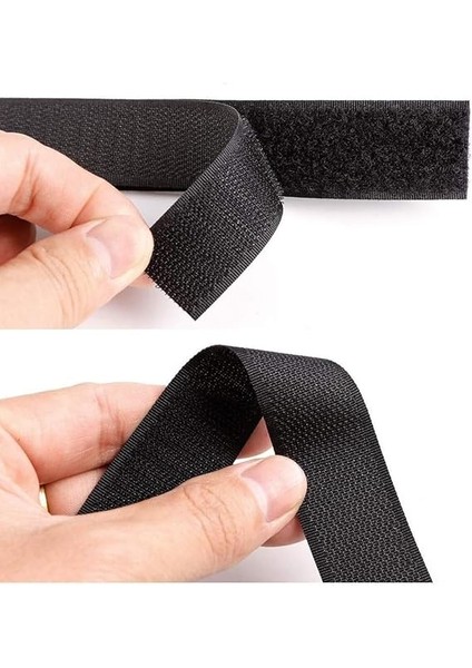 Magnet Siyah Cırt Cırtlı Bant 5 Metre Çift Taraflı Amerikan Fermuarı Genişlik 2 cm fiyatları