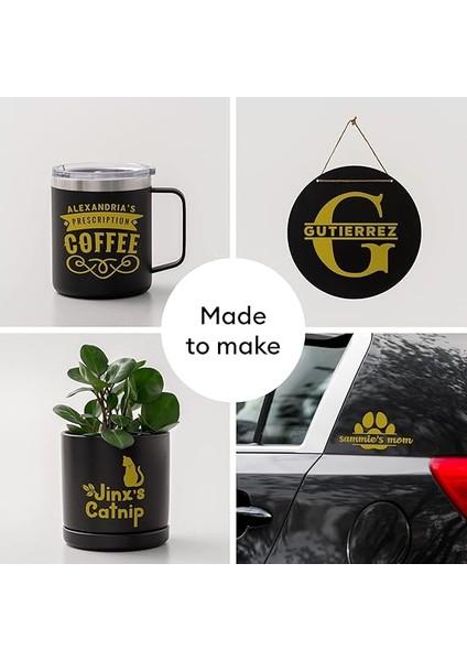 2006840 Premium Kalıcı Vinil, Altın, 12" x 180" fırsatları