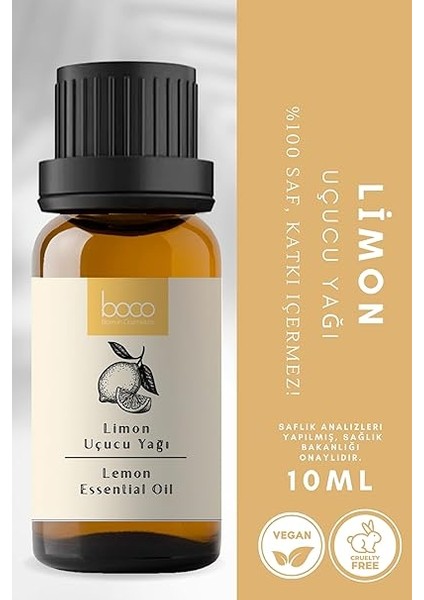 Born In Cosmetics DOĞAL%100 Saf Limon Yağı; Nemlendirici, Buhurdanlık, Masaj, Uyku, Banyo, Spa, Cilt ve Saç Bakımı Için - 10 ml (Limon) fiyatları