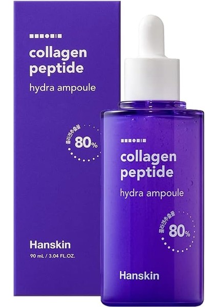 Collagen Peptide Hydra Ampul-Yüz Serumu%80 Kolajen ve 20 Çeşit Peptit/yaşlanma Karşıtı 90ML