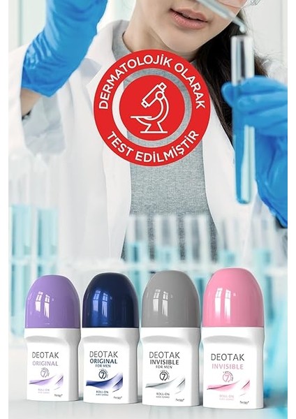 Invisible Erkek7 Güne Kadar Etkili Roll-On Deodorant 35 ml indirimleri