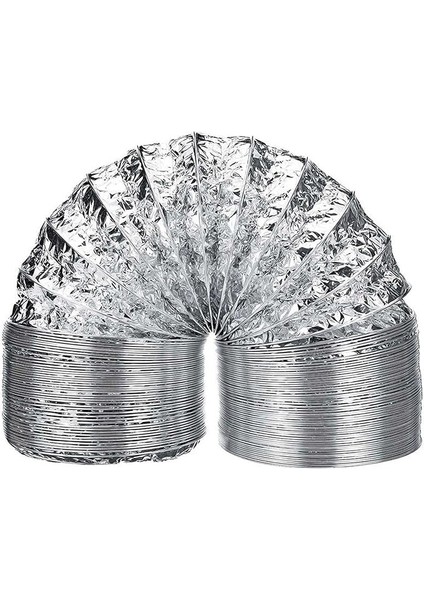 Telli Kopmayan Davlumbaz Baca Flexible Aspiratör Borusu 10 Metre