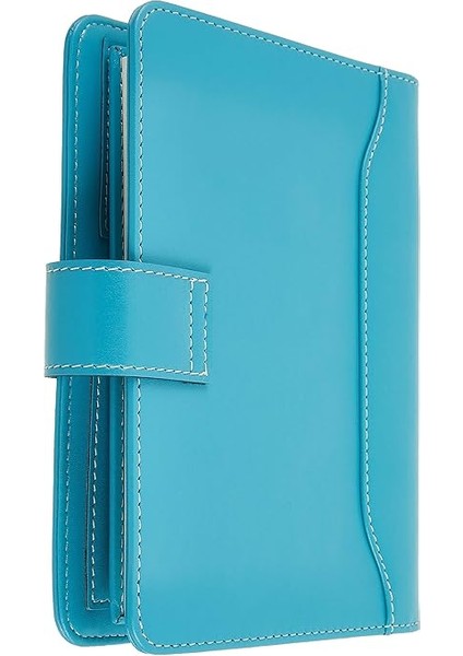 5159 Ajanda Tarihsiz Çizgili 14X20 Cm. Ajanda/defter Hesap Makineli Suni Deri Organizer, Turkuaz fiyatları