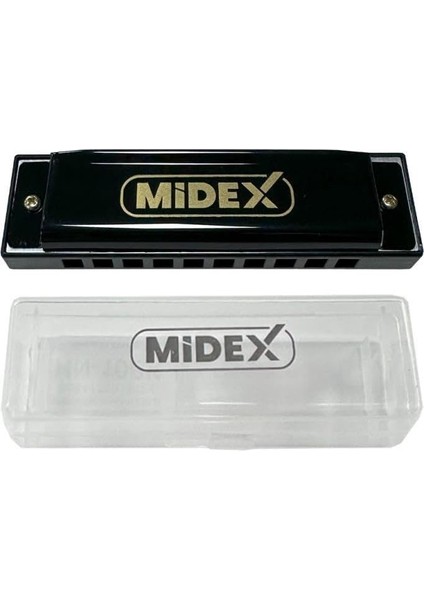 HN-10BK Siyah Örf Aletleri 10 Delikli Mızıka