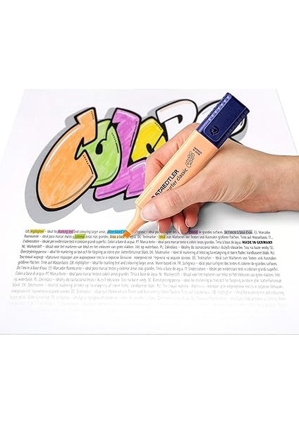 364 Cwp6 Textsurfer Classic Pastel Fosforlu Kalem 6'lı Blister indirimleri